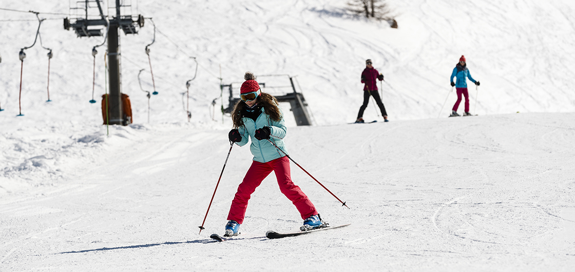 Learning to ski in spring: a great idea!